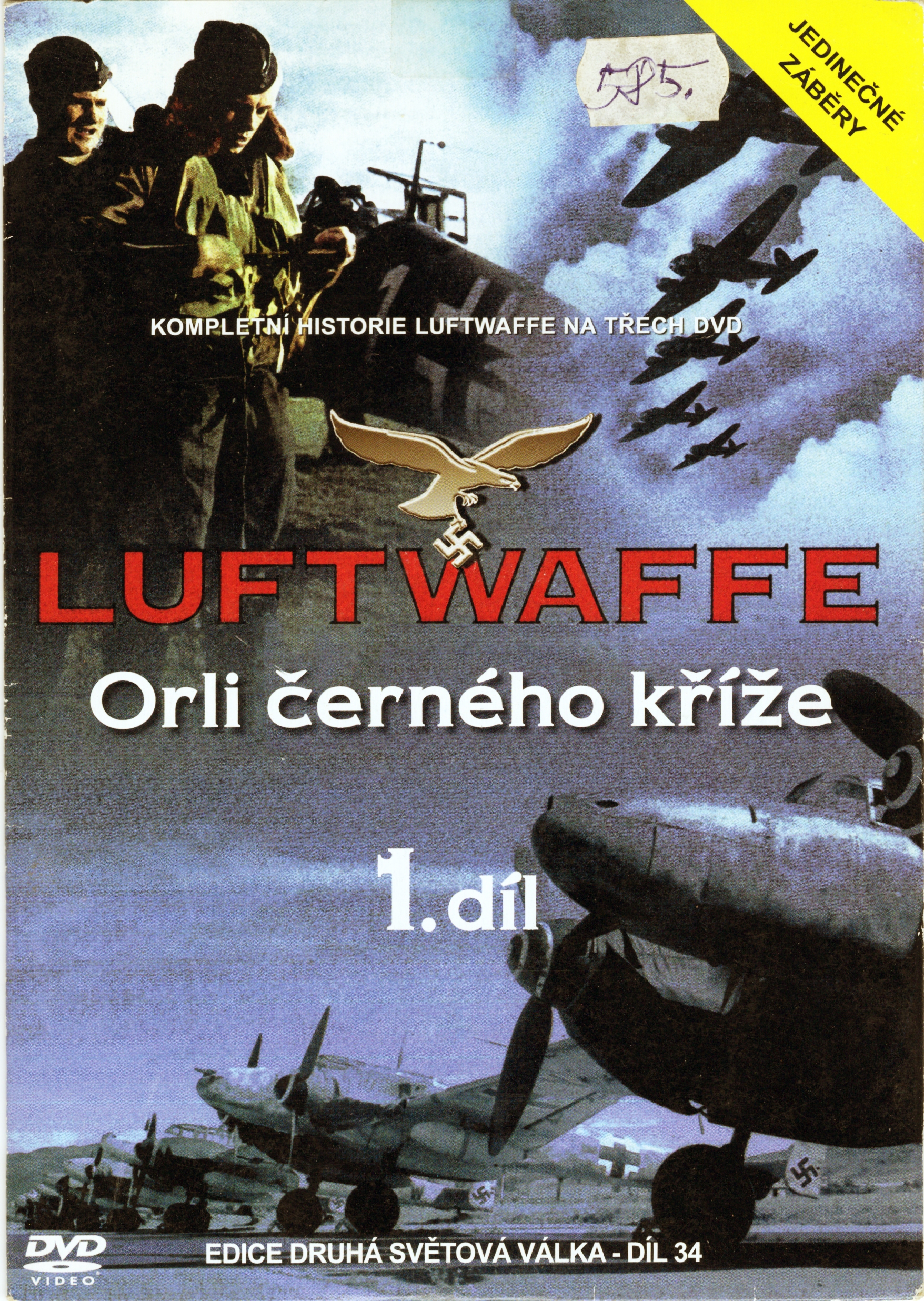 DVD LUFTWAFFE Orli černého kříže 1.díl