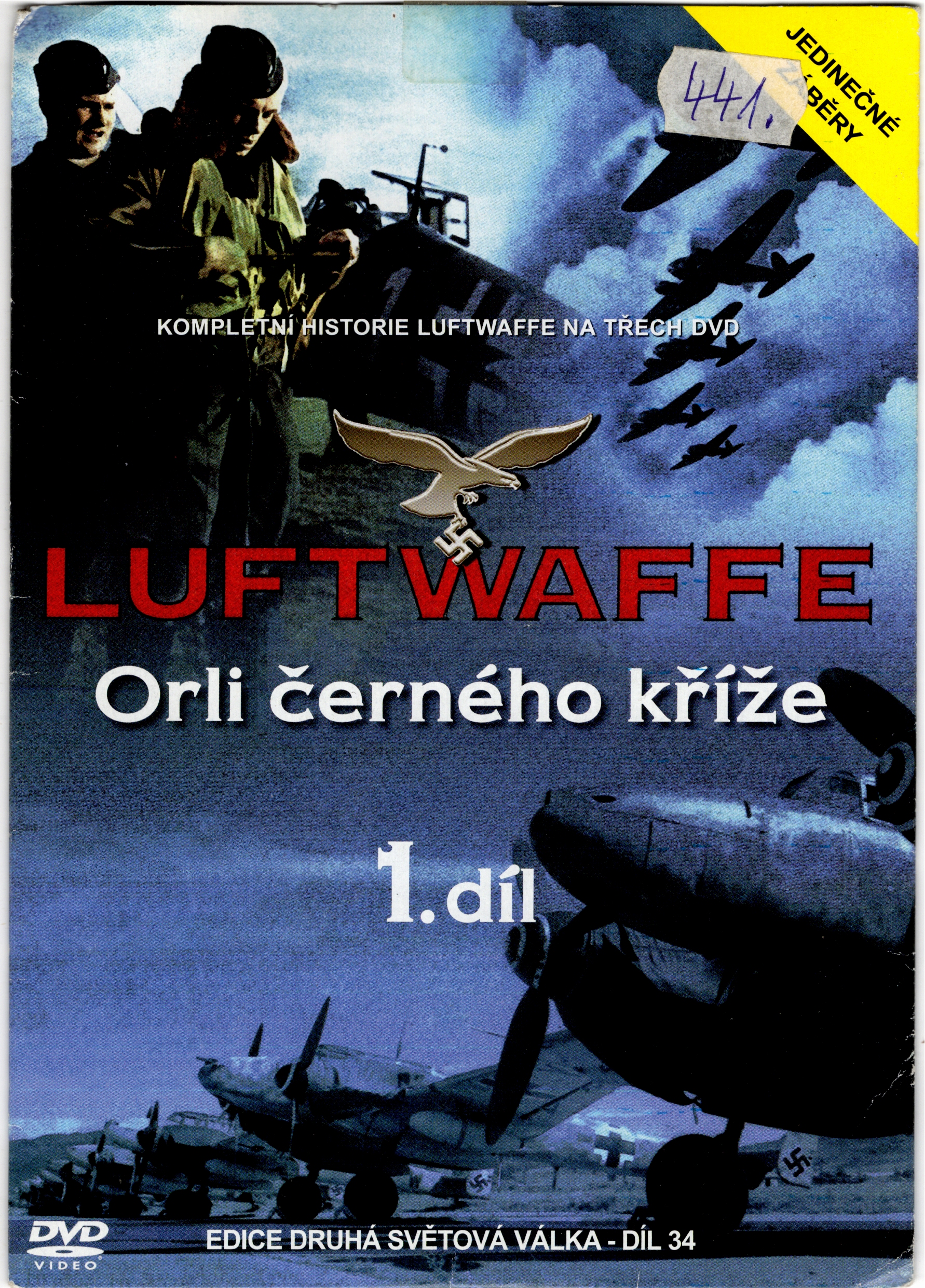 DVD LUFTWAFFE Orli černého kříže 1. díl
