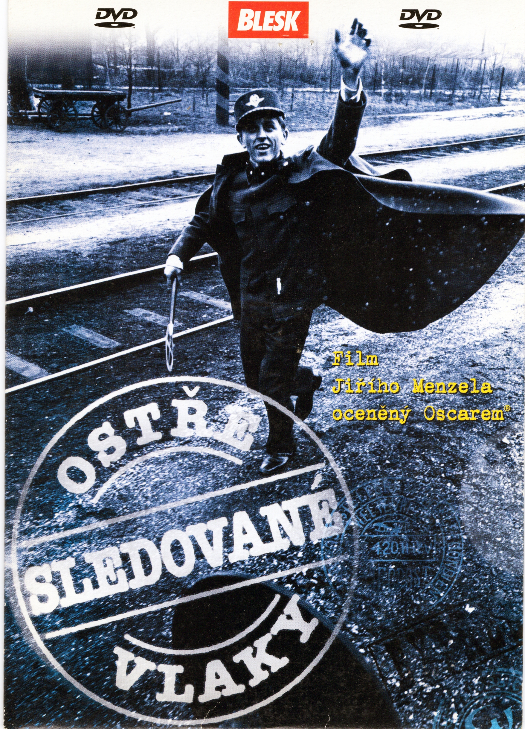 DVD OSTŘE SLEDOVANÉ VLAKY, Film Jiřího Menzela