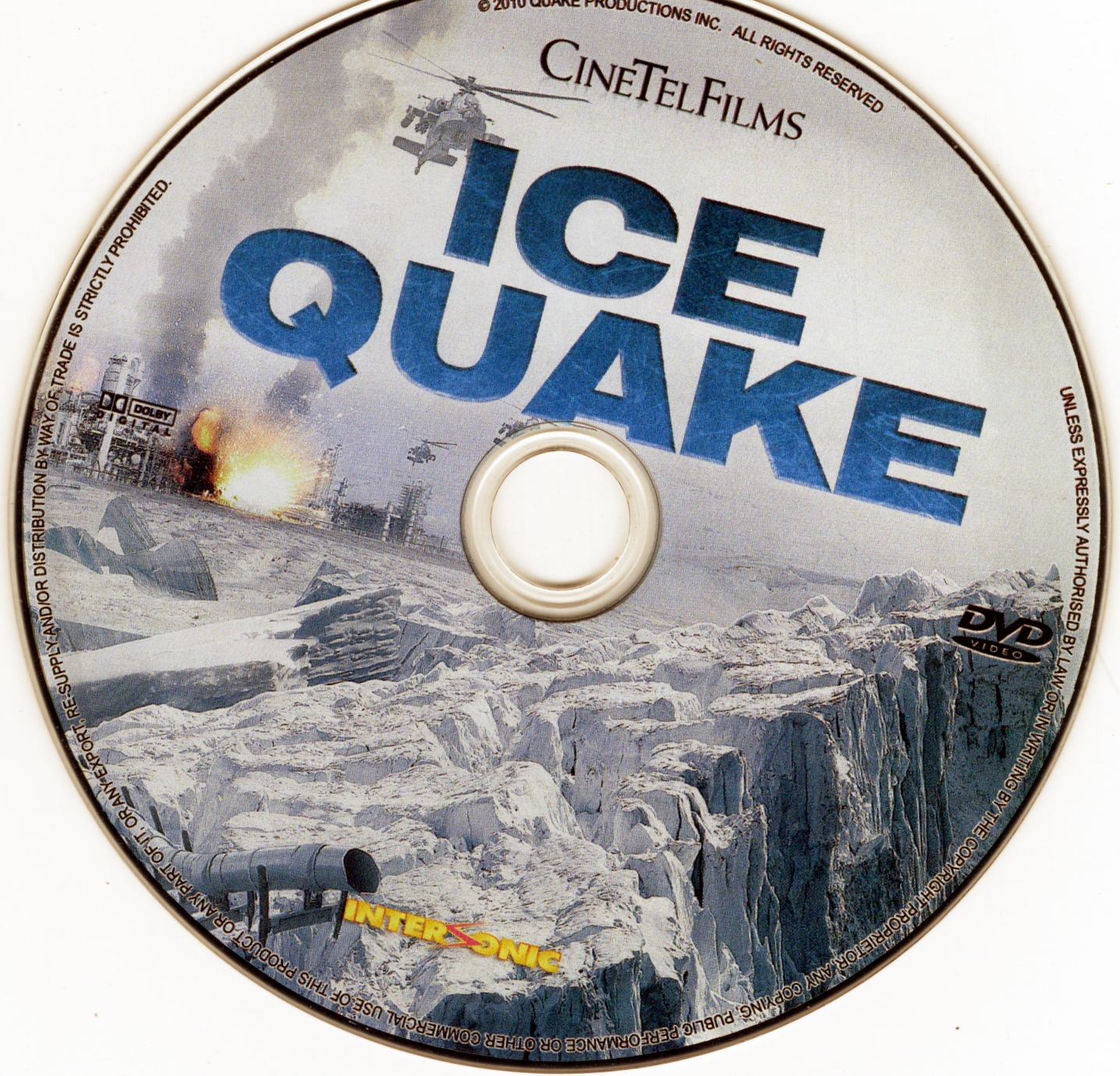 DVD ICE QUAKE 2010