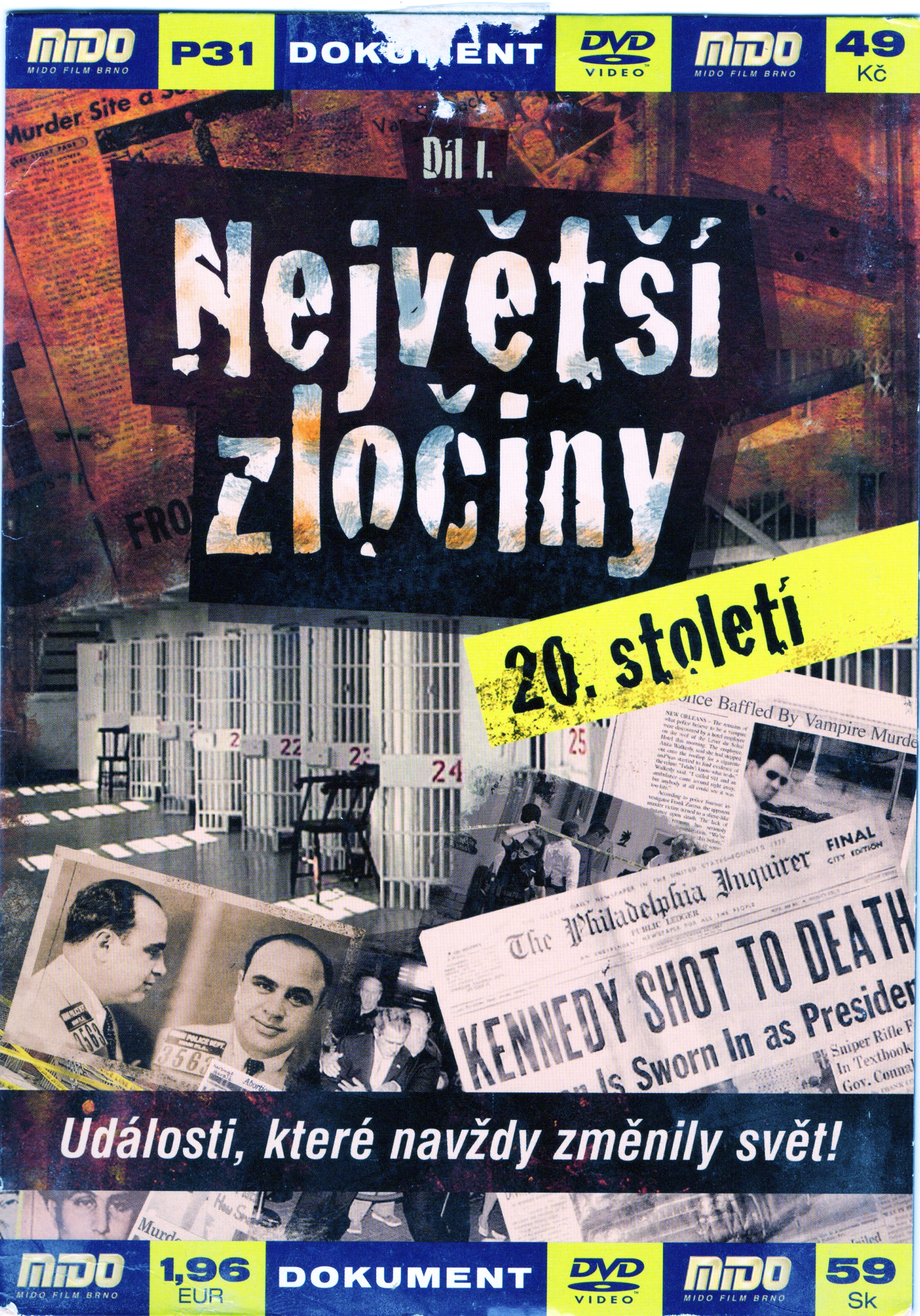 DVD Největší zločiny 20 století