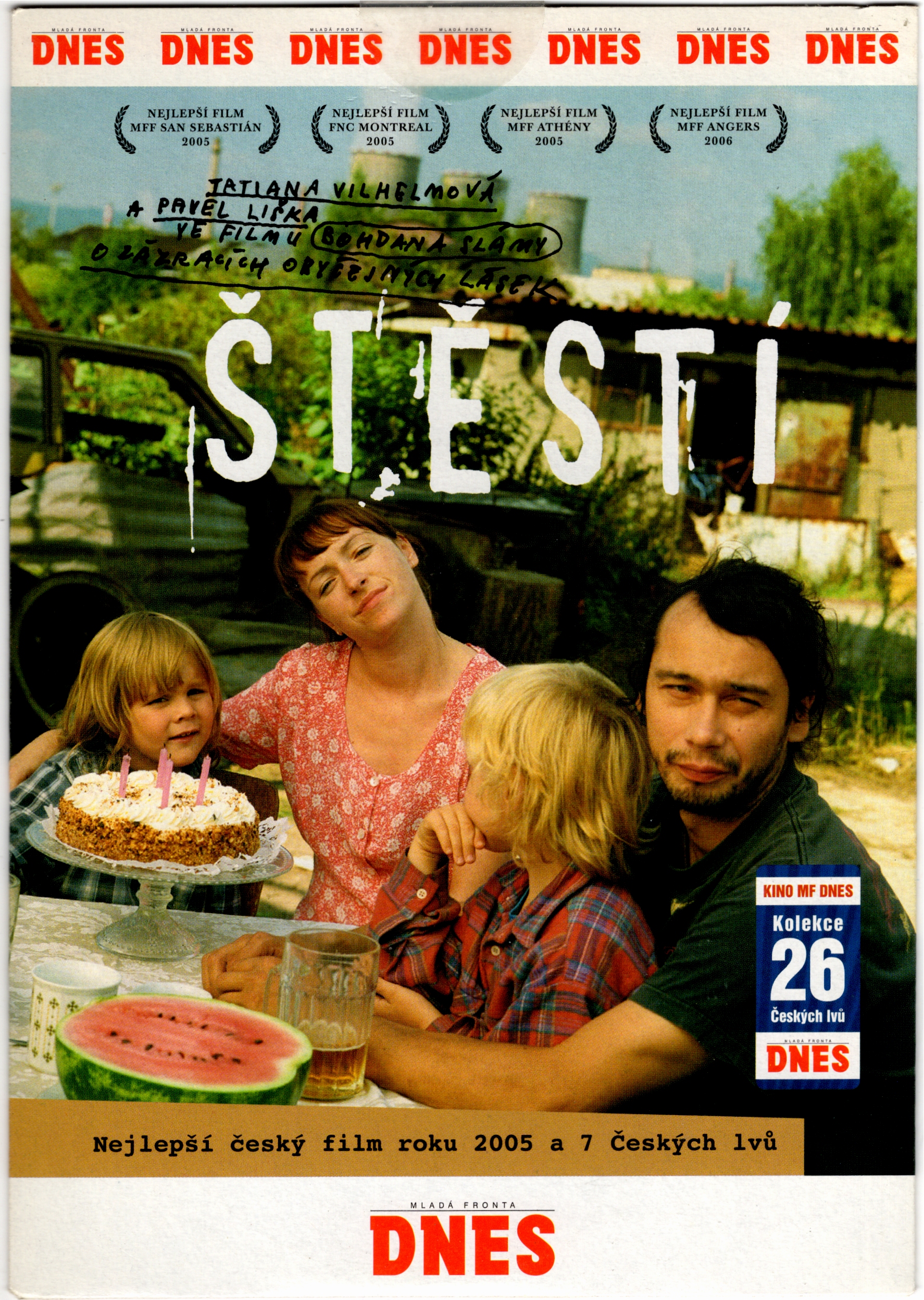DVD Film - Štěstí - Nejlepší český film 2005