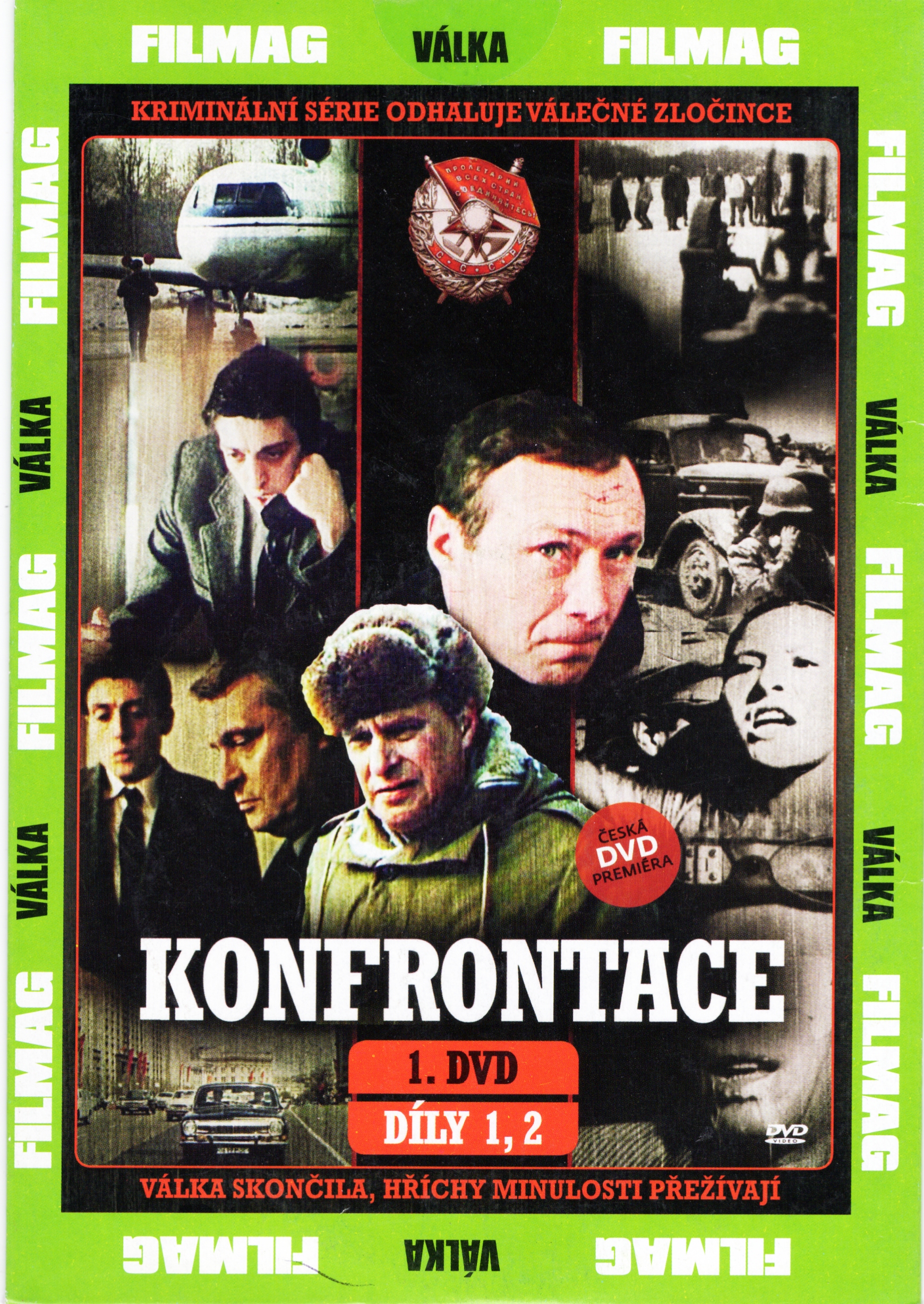 DVD KONFRONTACE ( 1 + 2 DÍL ) Kriminální série odhaluje válečné zločince