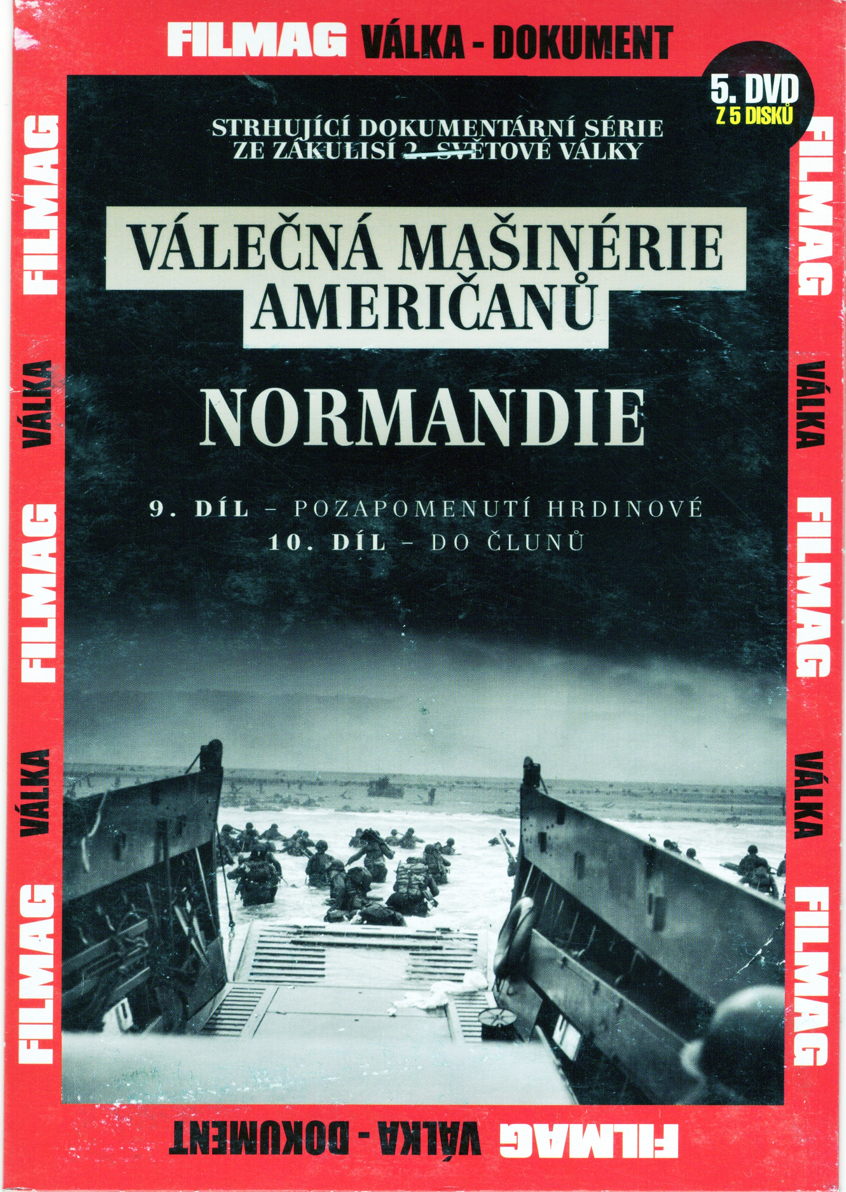 DVD VÁLKA NORMANDIE Váleční mašinérie Američanů