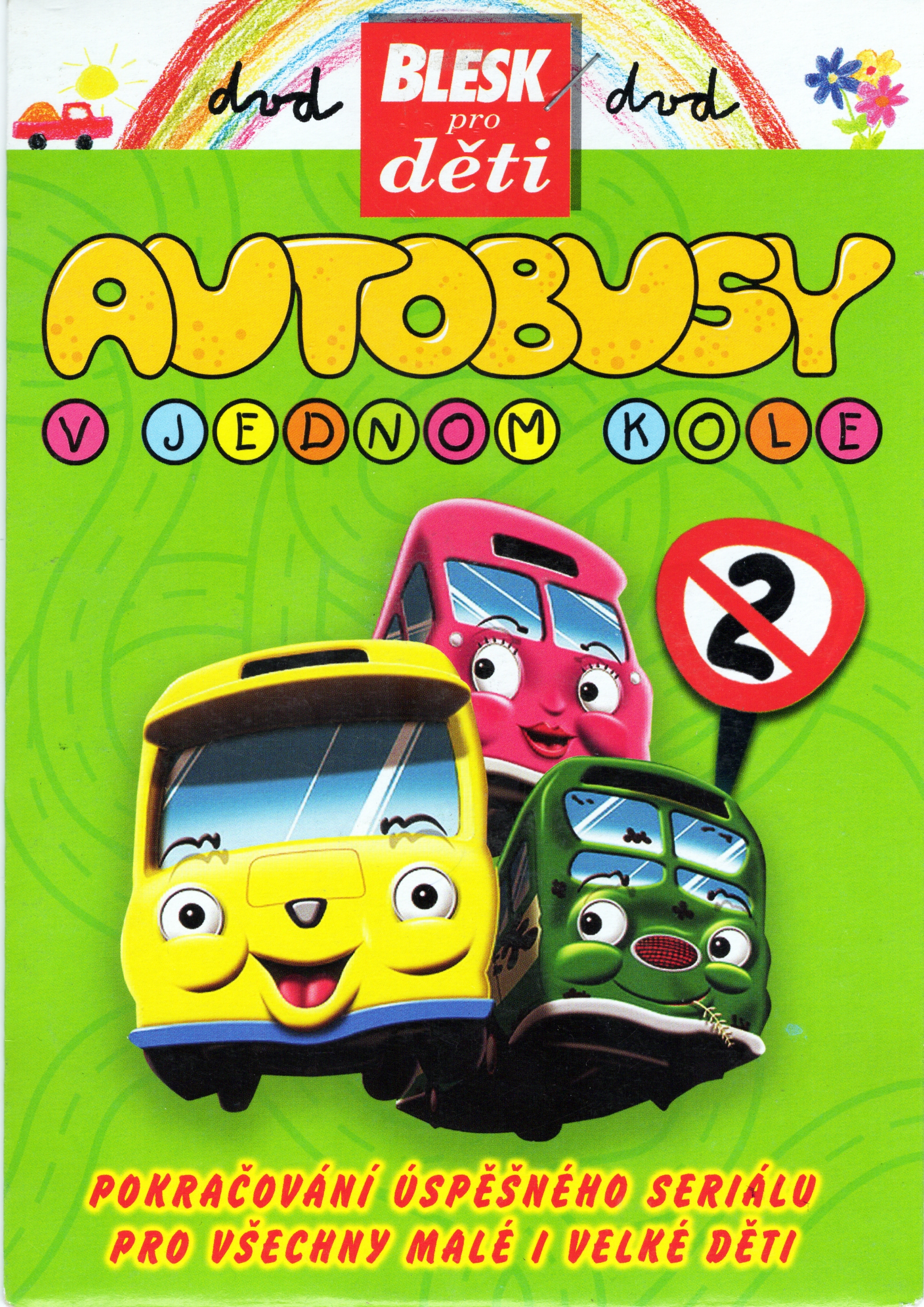 DVD Pohádka Autobusy v jednom kole 2