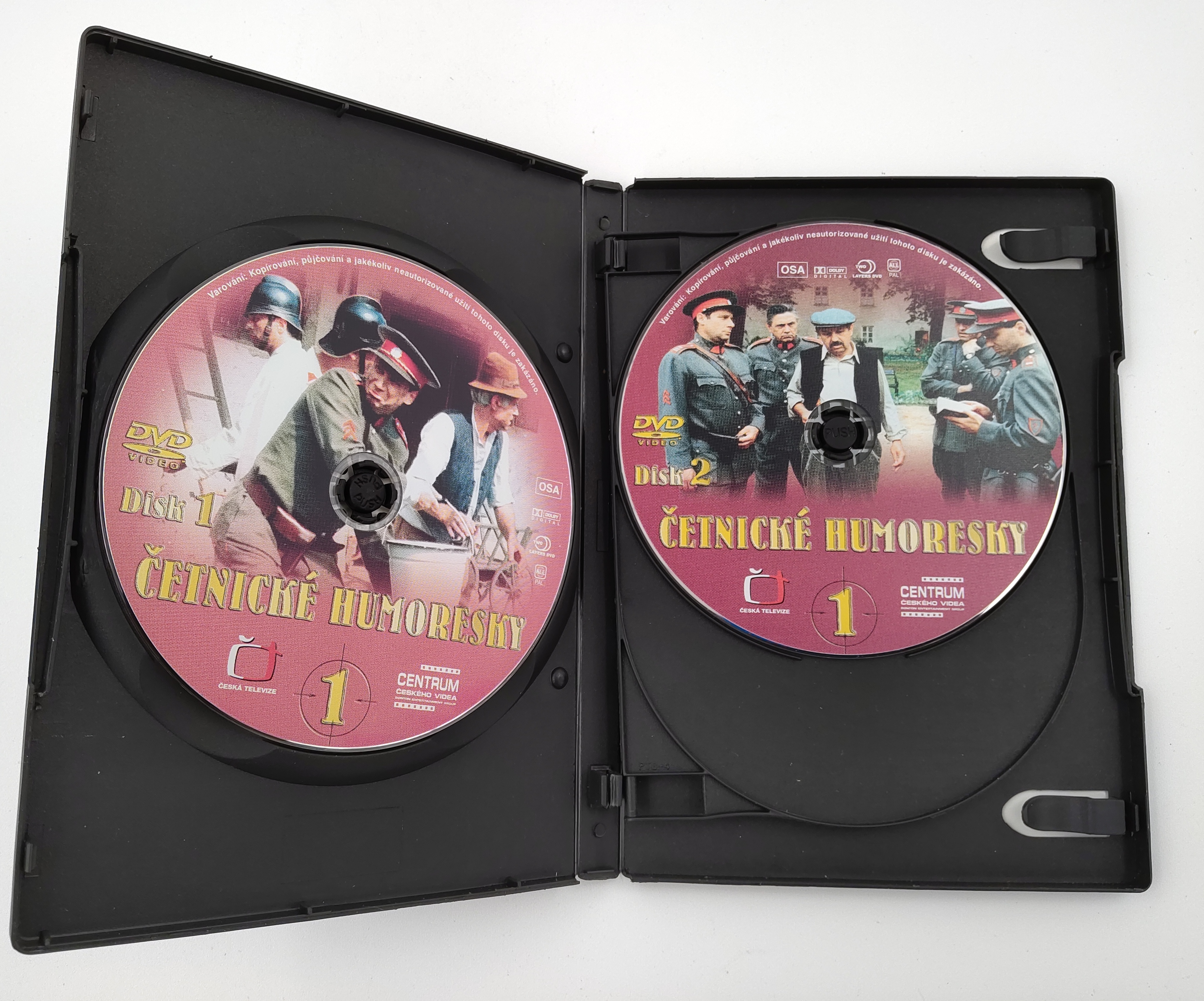DVD FILM - Četnické humoresky 1, Všechny 3 díly v plastovém obalu