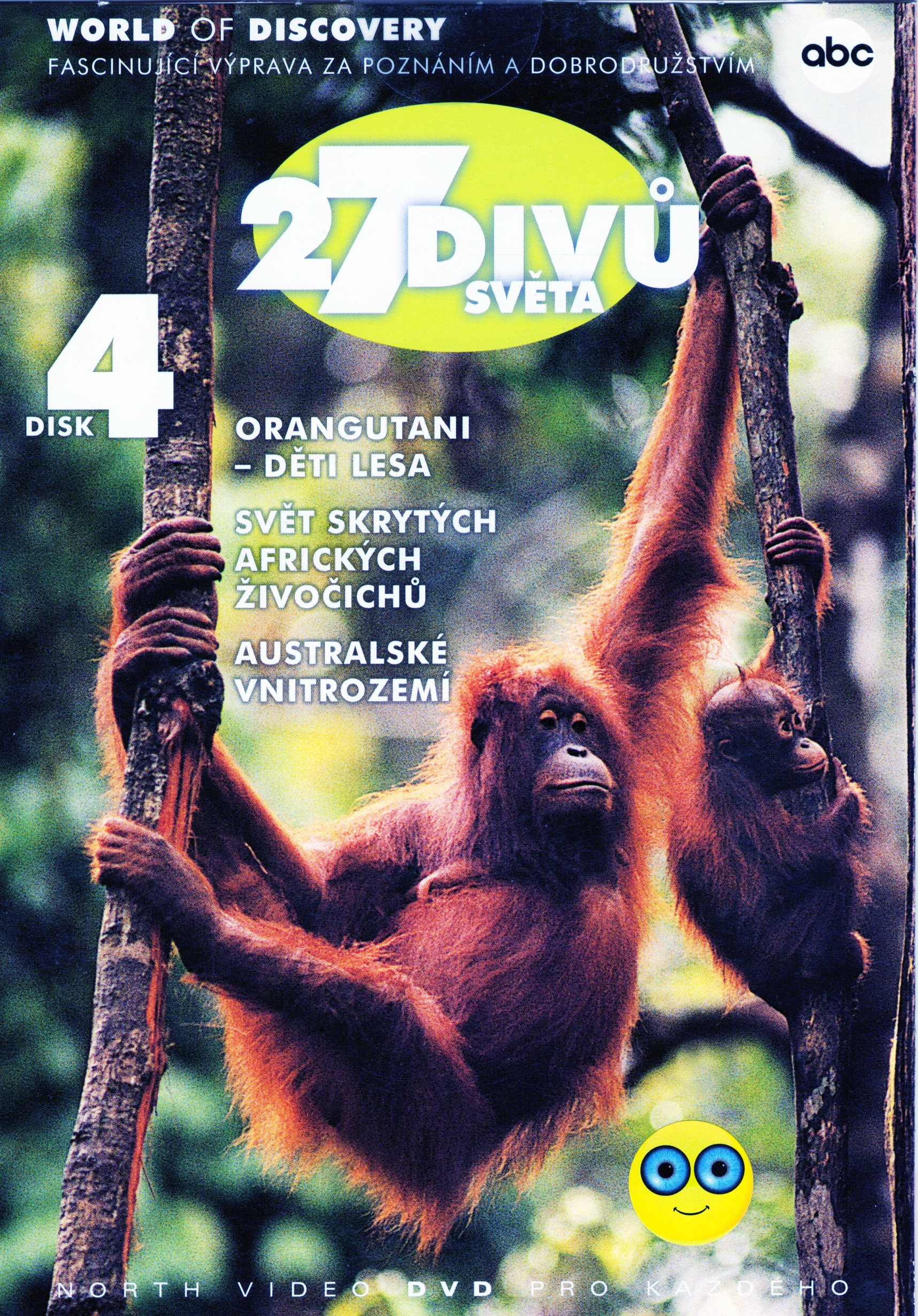 27 DIVŮ SVĚTA, 4 DISK Orangutani děti lesa