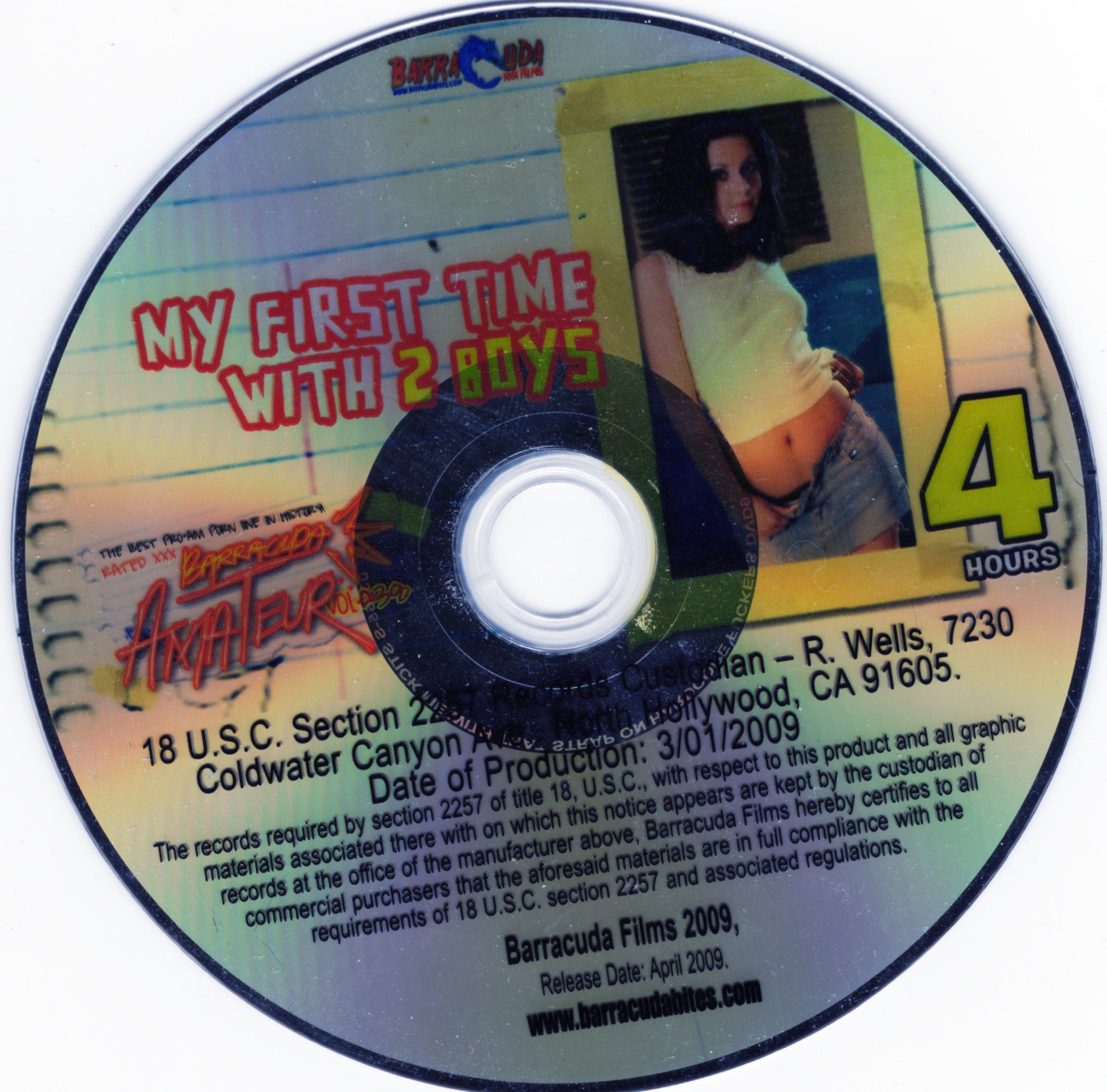 DVD PORNO - My First Time With 2 boys, 4 hodiny