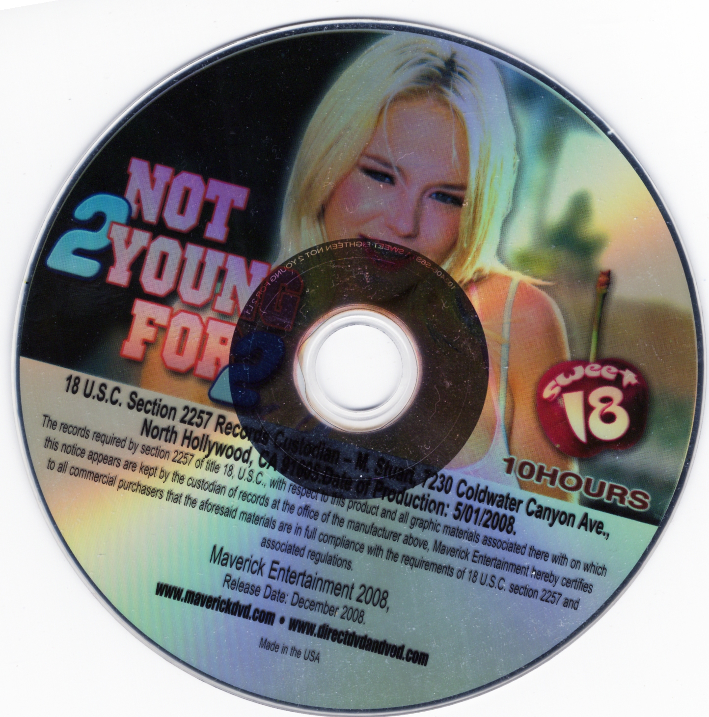 DVD PORNO - NOT 2 YOUNG FOR 2, 10 Hodin !!!