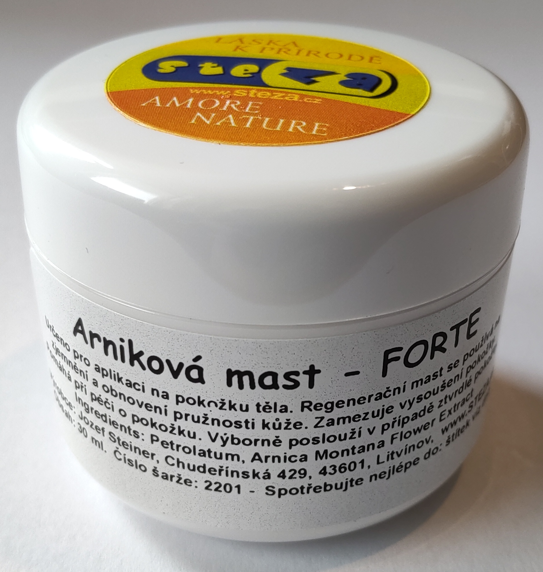 TINKTUR - Arniková mast - FORTE 10 x 30 ml + 1ks navíc dárek