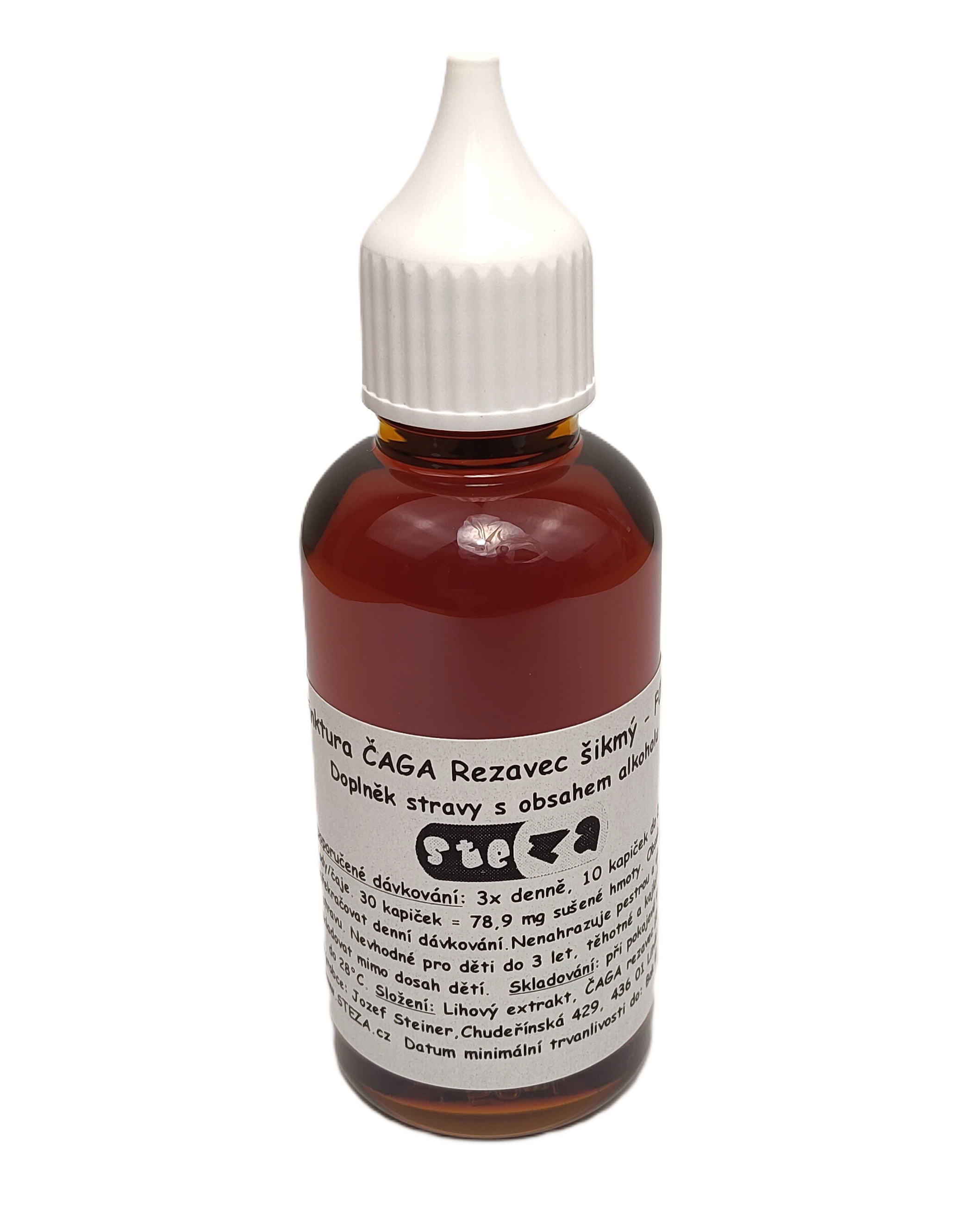 Tinktur - Tinktura Čaga rezavec šikmý - FORTE 50 ml.