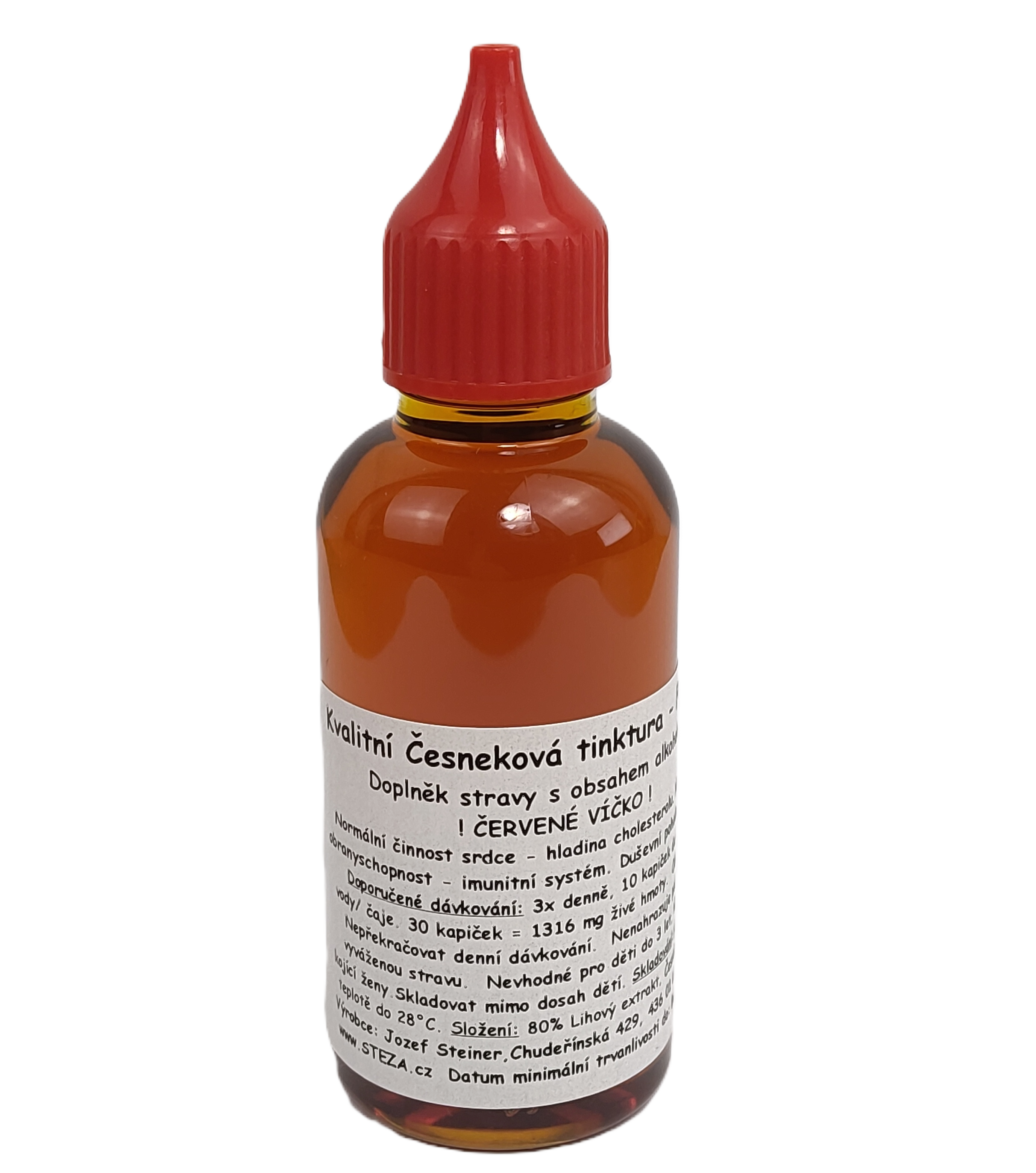 Tinktur - Kvalitní Česneková tinktura - FORTE 50 ml.