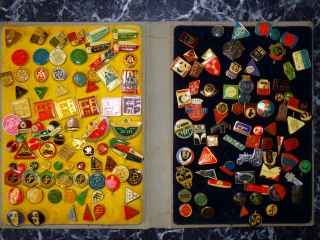 Staré odznaky - sbírka cca 180 odznaků