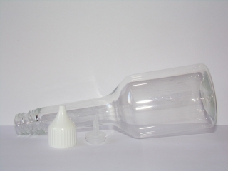 TINKTUR - Průhledná plastová lékovka 145 ml.