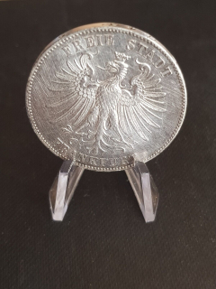 Německý státní tolar 1859 Frankfurtská stříbrná mince