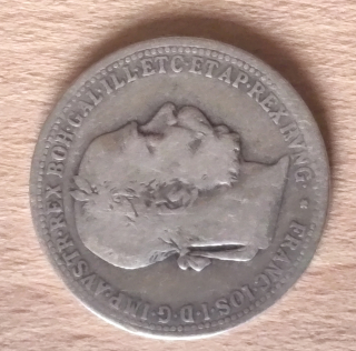 Stříbrná mince František Josef I. - 1 Krone (Koruna) 1894 ( kód 2567 )