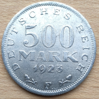 Mince Německo - 500 Mark 1923 F