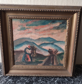 Obraz Martin Benka - Jeseň na orave rok 1939
