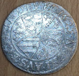 Stříbrná mince 3 krejcar 1625 Ferdinand II. Vzácný kus ( kód 13 )