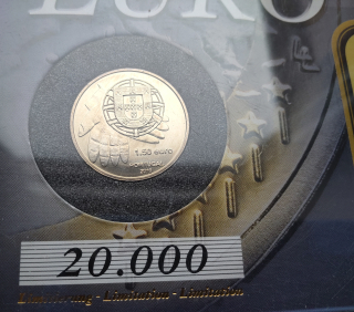 1,5 euro mince portugalsko 2010 - Limitovana edice